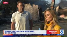 Southern California Homeowner Describes Watching His House Go Up in Flames on Live TV