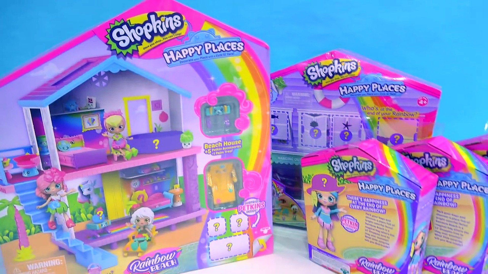 Rainbow Beach House ! Happy Places Shopkins Shoppies Summer Home