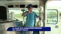 Eighth Grader in Pennsylvania Operates Vintage Ice Cream Truck