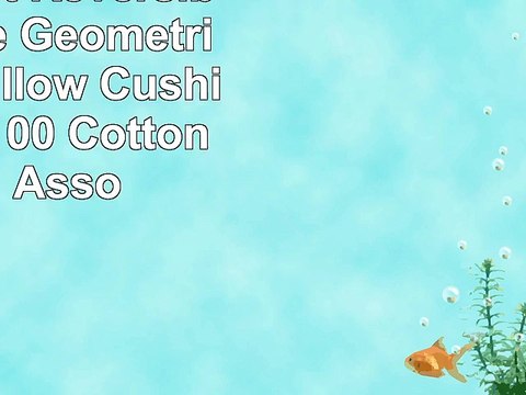 2 Piece Set Reversible Chenille Geometric Throw Pillow Cushion Cover 100 Cotton 18x18