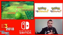 Pokémon: Let's Go, Pikachu! and Let's Go, Eevee! Trailer Reaction During Nintendo's E3 2018 Direct