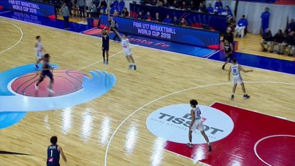 FIBA World Cup U17 - Le buzzer-beater incroyable de Killian Hayes pour la France !