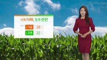 [날씨] 깨끗한 동풍, 쾌적한 공기...제주 밤부터 장맛비 / YTN