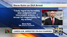 Arizona Cardinals GM Steve Keim arrested for DUI in Chandler