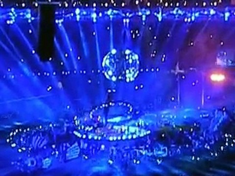 Colplay lors de la Cérémonie de Clôture des Paralympiques, JO Londres 2012