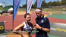 2014 NSW All Schools - Jess Thornton 16yrs 200m