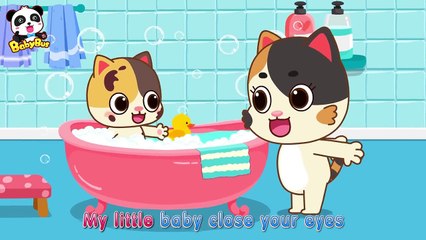 Baby Kitten's Wonderful Bubble Bath Time | Bath Song | Kids Good Habits | BabyBus