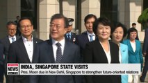 President Moon Jae-in to make state visits to India and Singapore