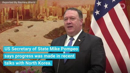 Pompeo Discusses Latest Round Of North Korea Negotiations
