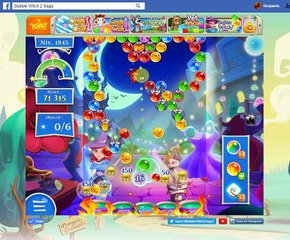 Bubble Witch Saga 2-Level 1845