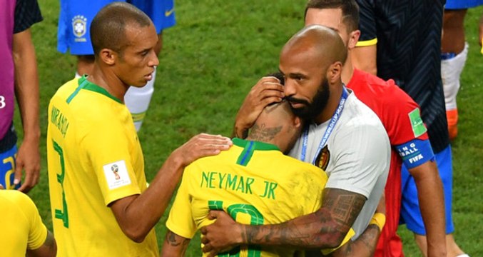 Fransız Efsane Henry, Brezilya Maçı Sonrası Rakiplerini Teselli Etti