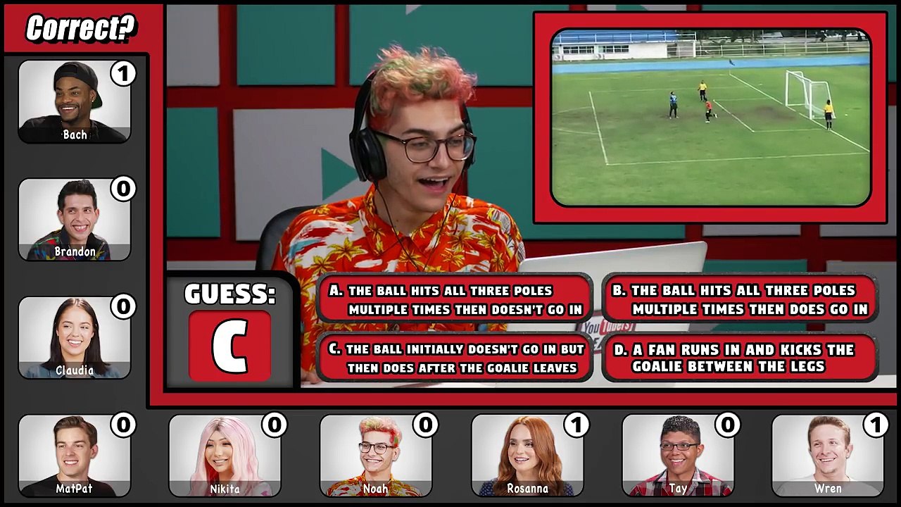 YOUTUBERS REACT TO TRY TO GUESS THE ENDING CHALLENGE #3