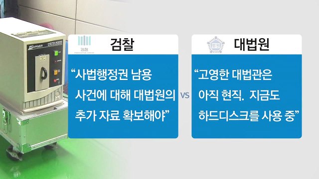 사법행정권 남용 수사...법원·검찰 신경전 / YTN