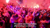 World Cup: Croatia explodes with joy as team heads to semis