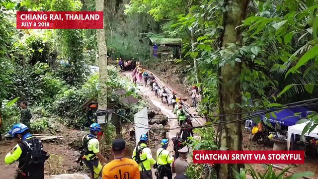Rescuers Prepare to Extract Trapped Thai Soccer Team