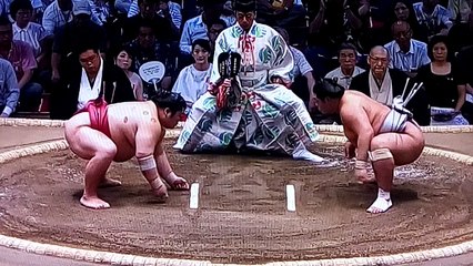 豪風 vs 明生 2018年大相撲名古屋場所初日 20180708