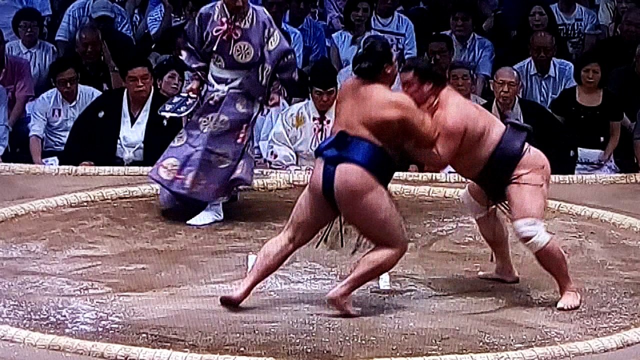 妙義龍 vs 旭大星 2018年大相撲名古屋場所初日 20180708