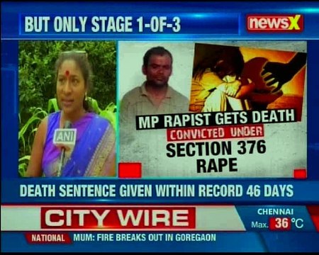 MP's Sagar district gives death penalty to a man convicted of raping a 9-year-old girl