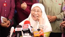 Wan Azizah denies having two camps in PKR, on PKR presidency, Parliament speaker’s list and more