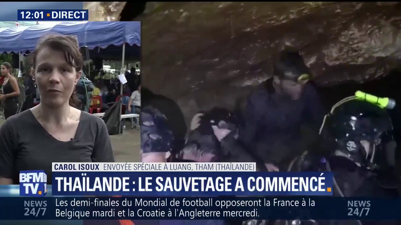 Thaïlande: le sauvetage des enfants a commencé