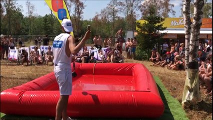 Les jeux au camping des Eurockéennes