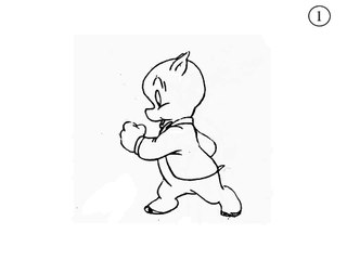 Porky Pig Walk Cycle