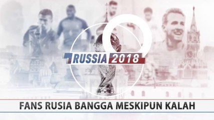 Fans Rusia Di St Petersburg Bangga Meskipun Kalah