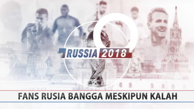 Fans Rusia Di St Petersburg Bangga Meskipun Kalah