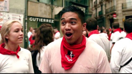 Why do people sign up for Pamplona's running of the bulls?