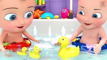TWINS BABIES Bathing cartoon video song