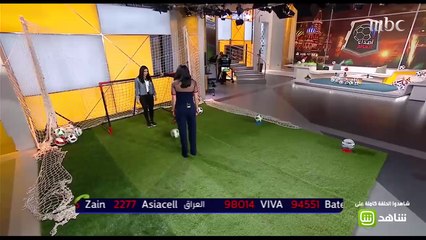 جيني إسبر تتحدي أميرة سمير في ركلات الترجيح