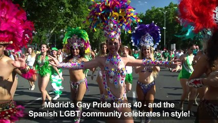 Madrid celebrates 40th anniversary of Gay Pride