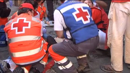 Cuatro trasladados a hospitales tras un emocionante encierro en Pamplona