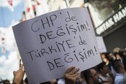 CHP İl Başkanlığı önünde eylem: ''Cumhuriyetin kurucu ayarlarına dönelim'