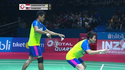 XD | AHMAD/NATSIR (INA) [1] vs CHAN/GOH (MAS) | BWF 2018