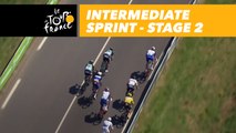 Sprint intermédiaire - Étape 2 / Stage 2 - Tour de France 2018