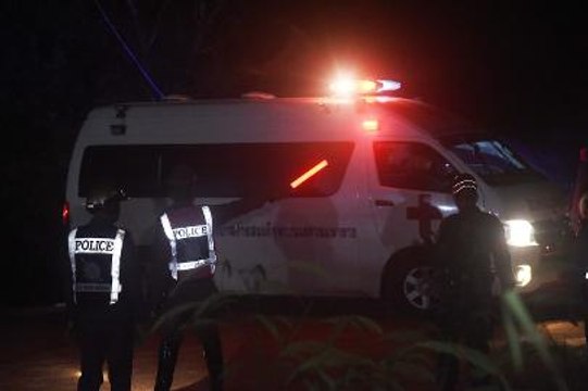 First two Thai schoolboys rescued from flooded cave