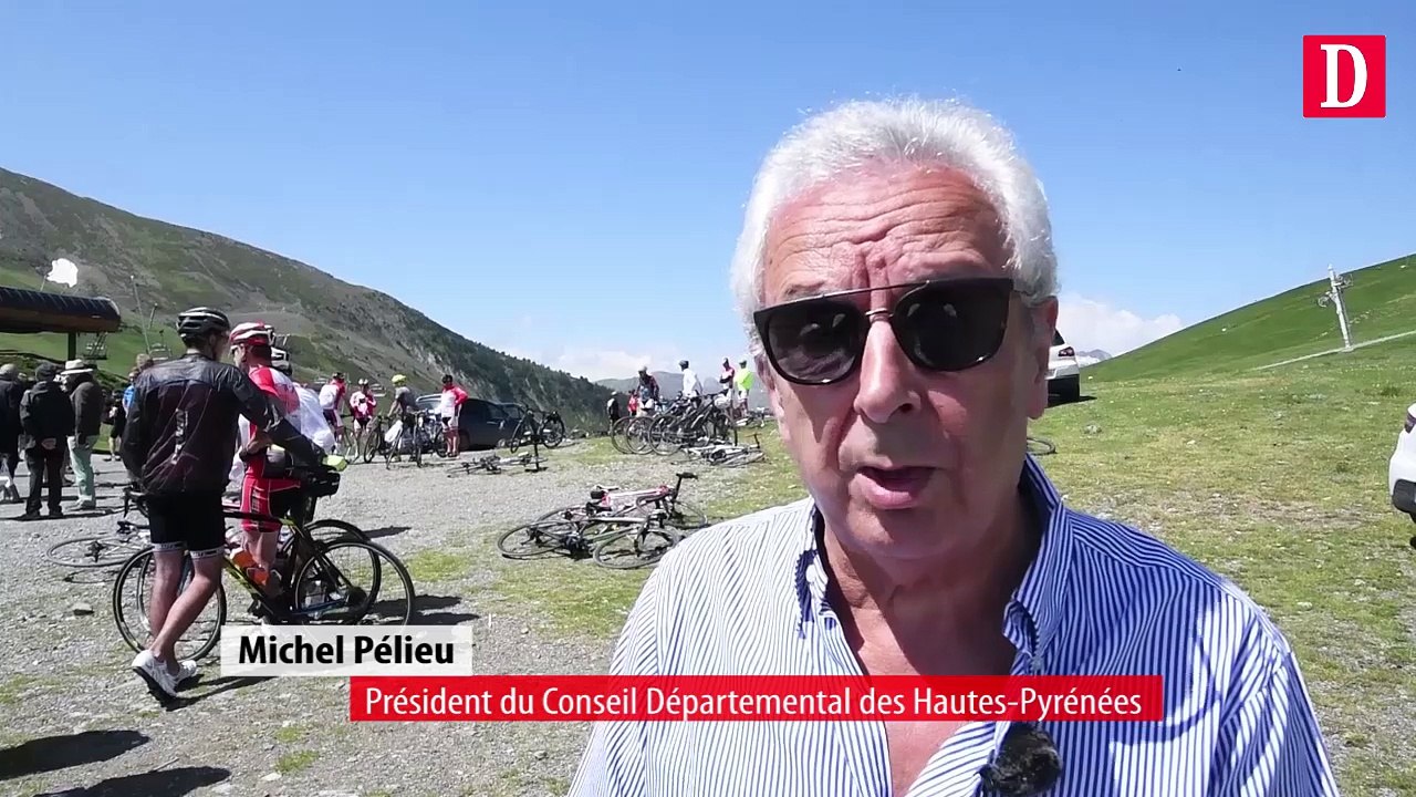 Premiers coups de pédales dans le col de Portet