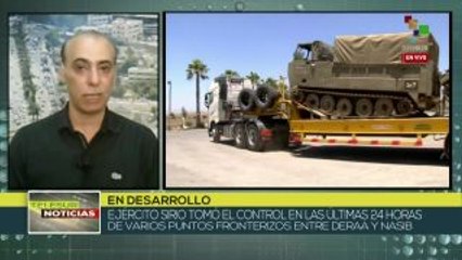Ejército árabe sirio continúa avanzando al sur del país