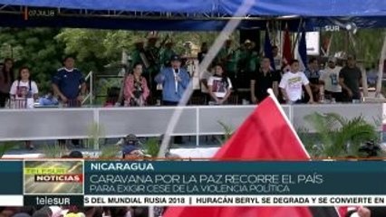 Nicaragüenses exigen el cese de la violencia política