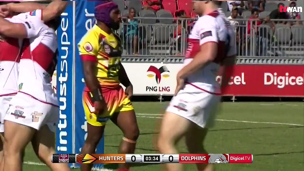 Good fortune seemed to be against the SP PNG Hunters this afternoon as they went down 20-28 to the Redcliffe Dolphins in Port Moresby. High from their round 16