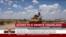 Münbiç'te 11. devriye tamamlandı