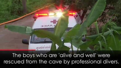 At least four boys rescued from Thai cave
