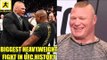 MMA Community React to Daniel Cormier and Brock Lesnar's confrontation at UFC 226,Dana on DC