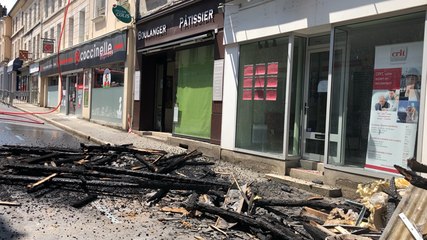 Après le violent incendie dans le centre historique