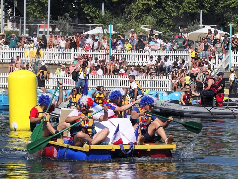 La course de baignoires Archimède 2018 à Strasbourg