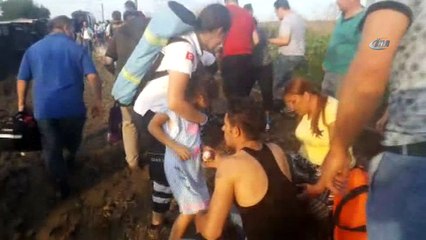 Tekirdağ'da yolcu treni devrildi: Yaralılar var