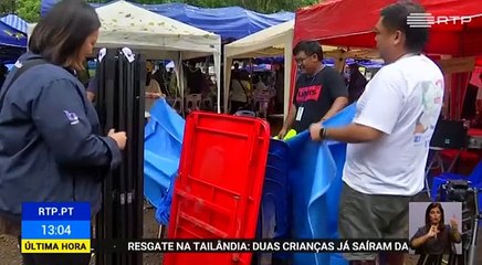 Comunicação social foi afastada da entrada da gruta