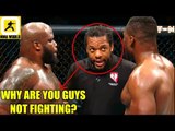 MMA Community Reacts to the Worst Heavyweight Fíght in UFC History Ngannou vs Lewis,Dana on DC