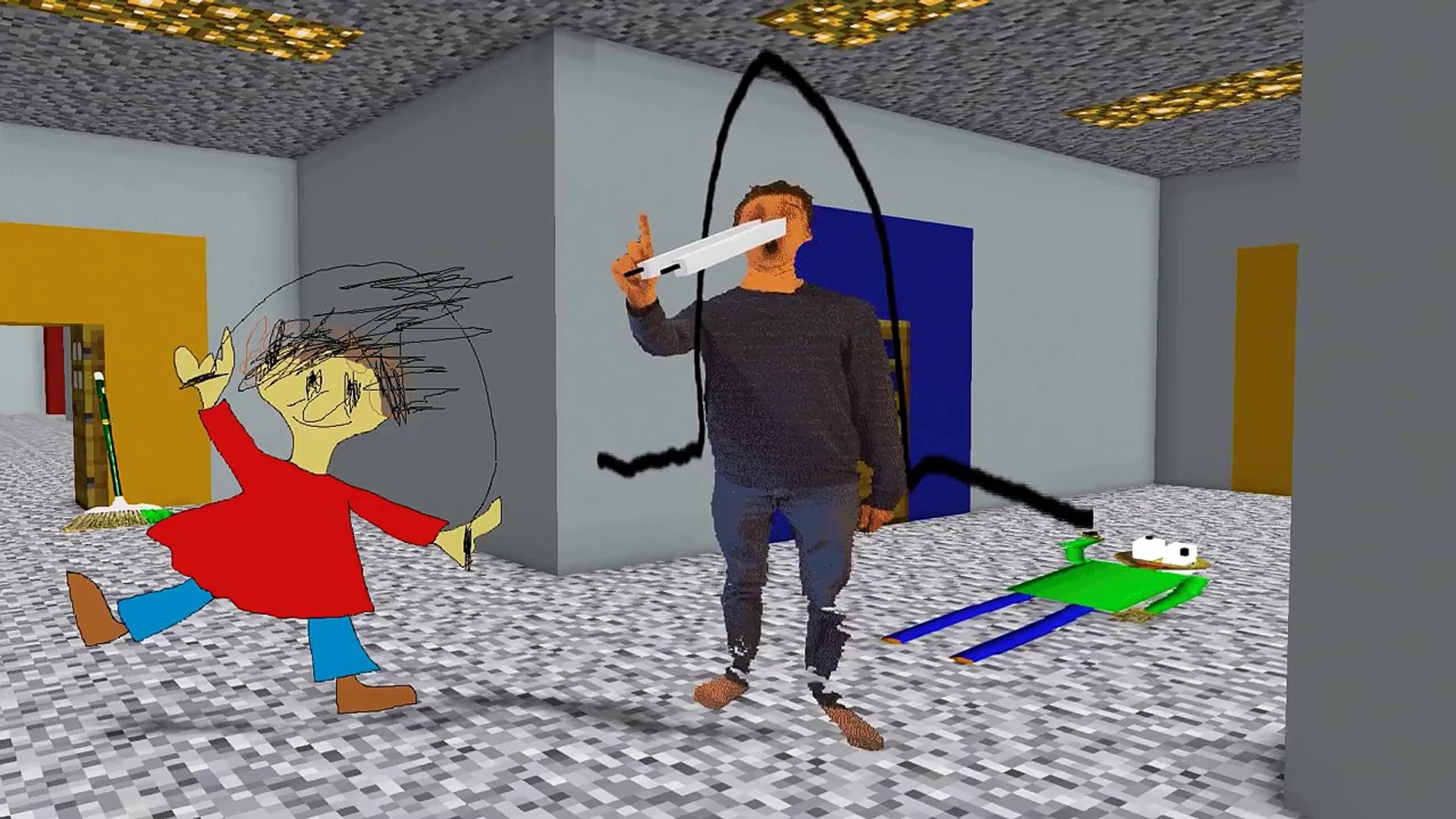 Funny moments in Baldi's Basics Animation